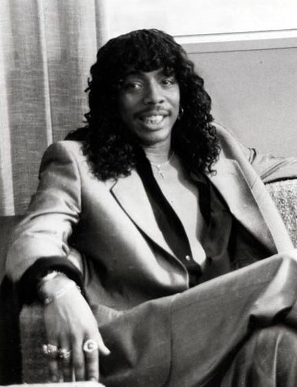 Singer Rick James from an episode of Lifestyles of the Rich and Famous, 1984.