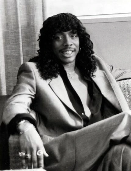 Singer Rick James from an episode of Lifestyles of the Rich and Famous, 1984.